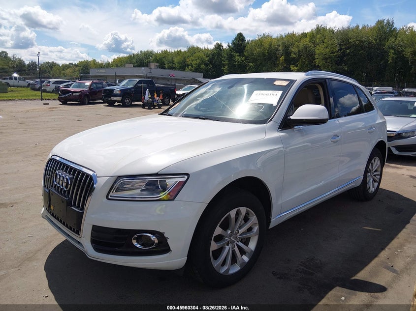 2017 Audi Q5, Обычный износ, IAAI, VIN WA1C2AFPXHA045318 — фото 2