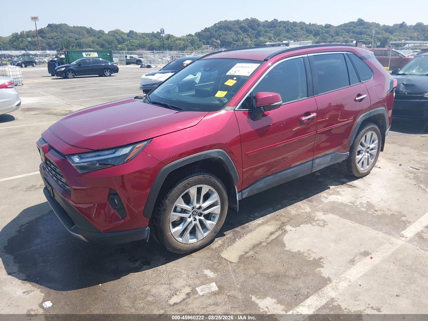 2025 Toyota RAV 4, Ходова, IAAI, VIN 2T3N1RFV4SW502616 — фото 2