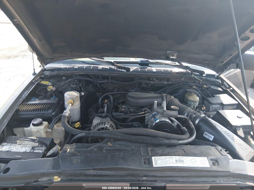CHEVROLET BLAZER 2000 VIN 1GNDT13WXY2284582