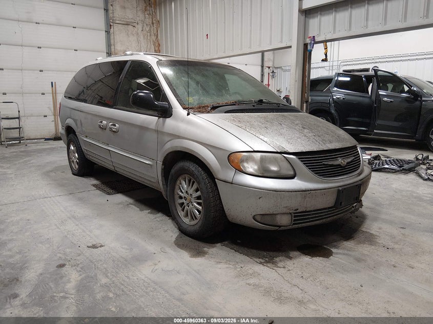 2002 Chrysler Town & Country Limited, Износ, IAAI, VIN 2C8GT64L42R696981