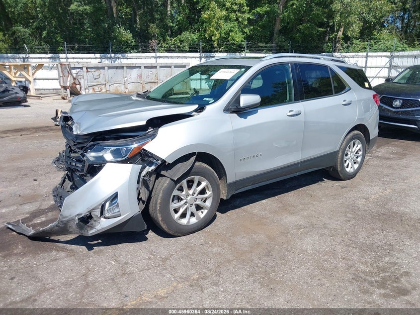 2018 Chevrolet Equinox, Front End, IAAI, VIN 2GNAXSEV8J6137641 — photo 2