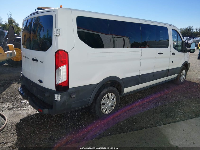 Vin: 1fbzx2zm9fkb27965, lot: 46459621, ford transit-350 xlt 20154