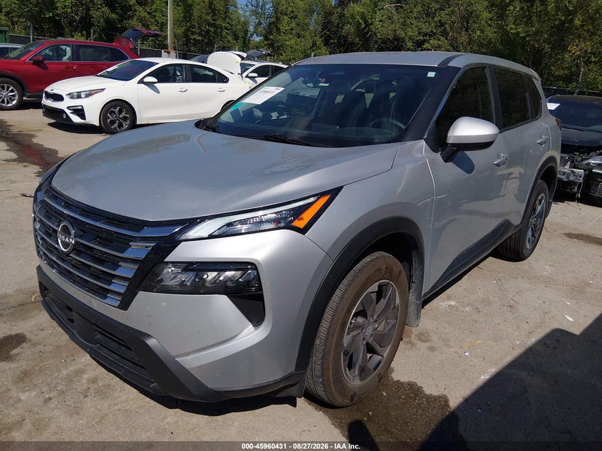 2025 Nissan Rogue Sv Intelligent Awd, Right Front, IAAI, VIN JN8BT3BBXSW142957 — photo 2