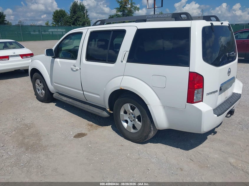 NISSAN PATHFINDER 2005 VIN 5N1AR18W85C710581