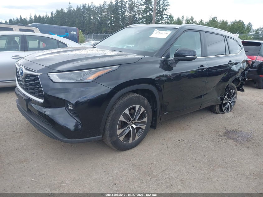 Vin: 5tdkbrch0rs141993, lot: 46459729, toyota highlander hybrid xle 20242