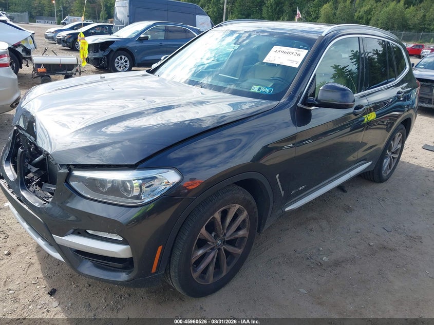 Vin: 5uxtr9c51jlc73318, lot: 46459745, bmw x3 xdrive30i 20182