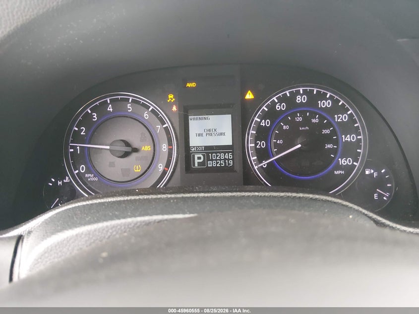 INFINITI G37X 2013 VIN JN1CV6AR9DM763053