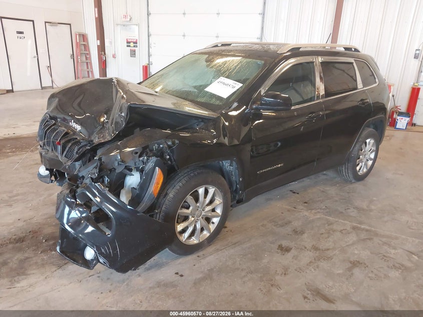 2014 Jeep Cherokee, Front End, IAAI, VIN 1C4PJMDS3EW276238 — photo 2