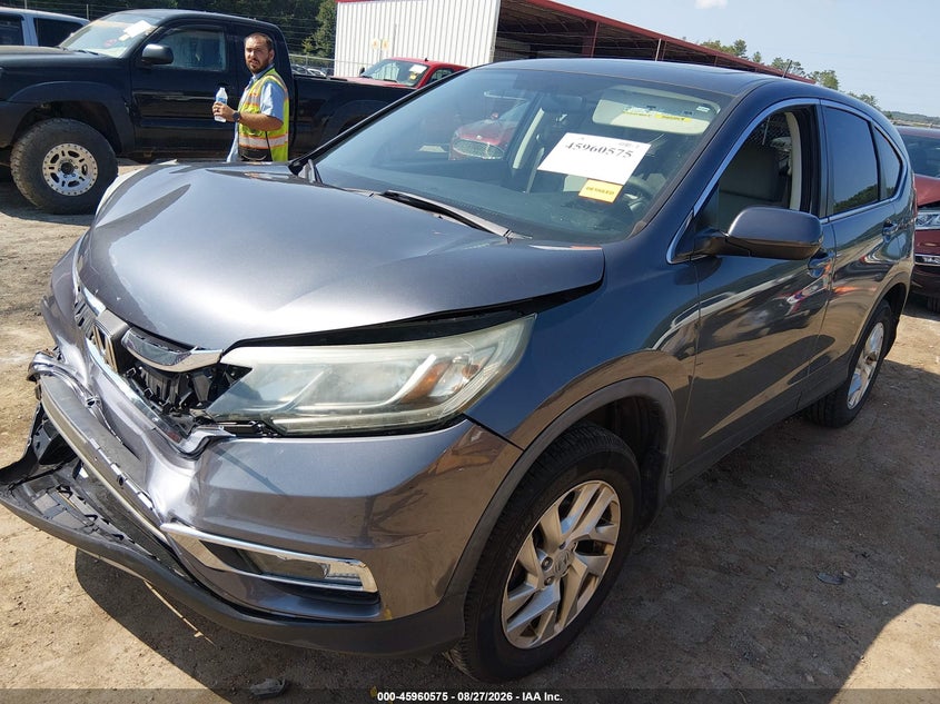2015 Honda CR-V, Удар спереди, IAAI, VIN 5J6RM4H54FL058035 — фото 2