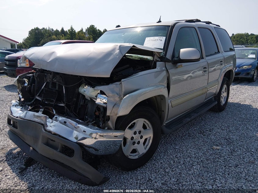 2005 Chevrolet Tahoe Lt, Удар спереду, IAAI, VIN 1GNEC13Z55J100066 — фото 2