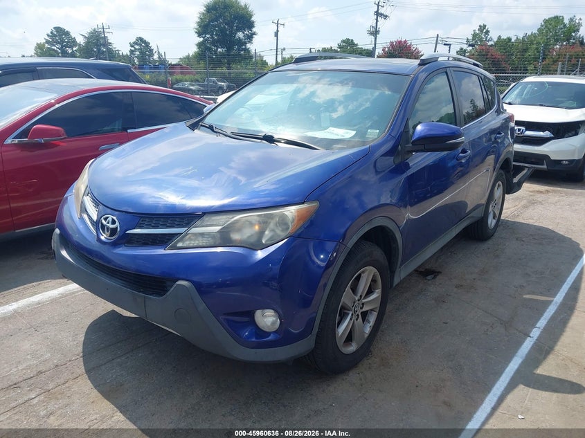 2015 Toyota RAV 4, Rear, IAAI, VIN 2T3RFREVXFW242930 — photo 2