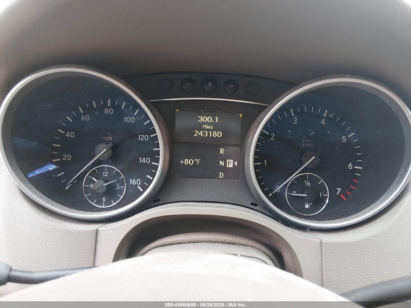 2009 MERCEDES-BENZ ML auction photo 7