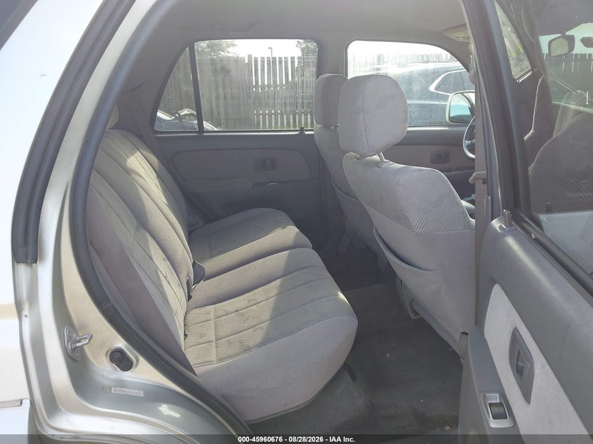 2001 TOYOTA 4RUNNER SPORT UTILITY VEHICLE 3.4L V-6 DOHC, REGULAR , 183HP