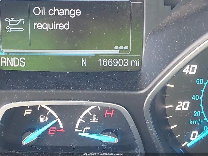 2014 FORD ESCAPE SPORT UTILITY VEHICLE 2.0L I-4 DI, DOHC, VVT, TURBO, REGULAR , 231HP