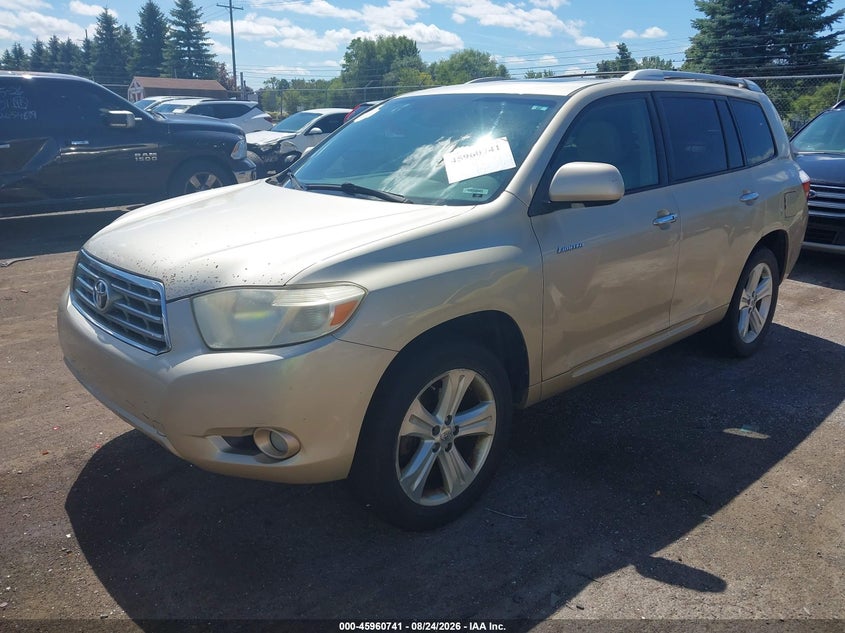 2008 Toyota Highlander, Обычный износ, IAAI, VIN JTEDS42A082049543 — фото 2