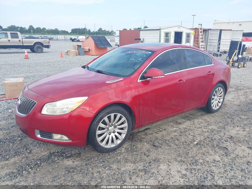 Vin: 2g4gr5ek2c9185735, lot: 46459985, buick regal 20122