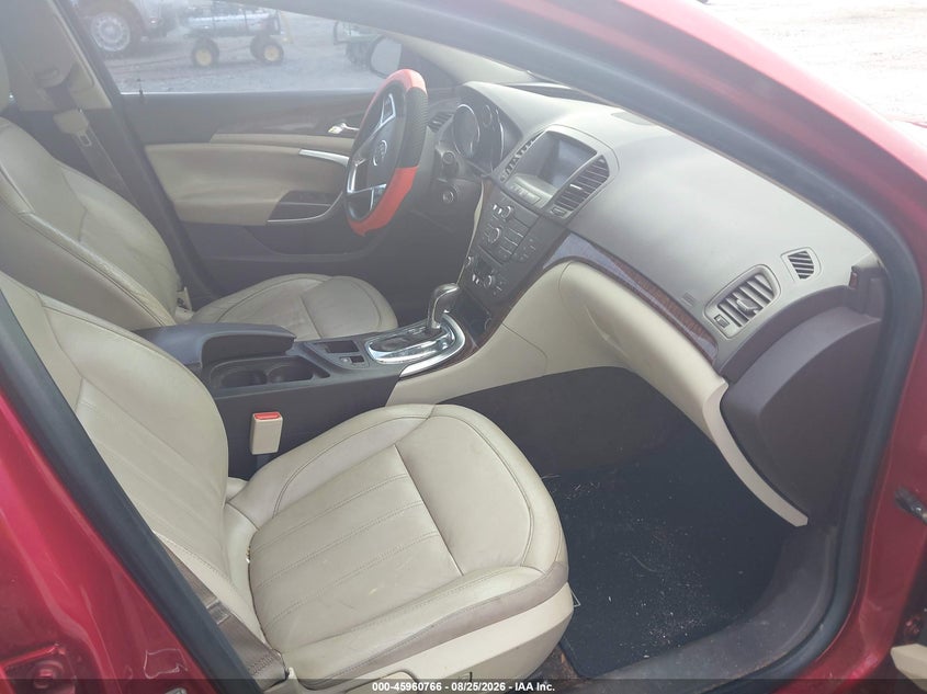 BUICK REGAL 2012 VIN 2G4GR5EK2C9185735