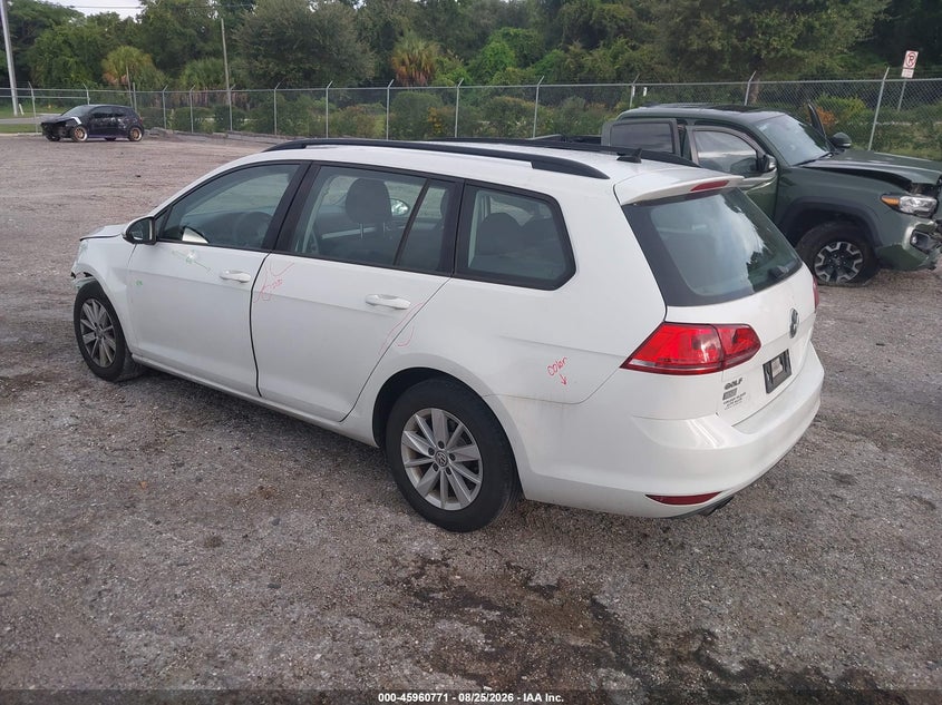 VOLKSWAGEN GOLF SPORTWAGEN 2017 VIN 3VWC17AU7HM540178