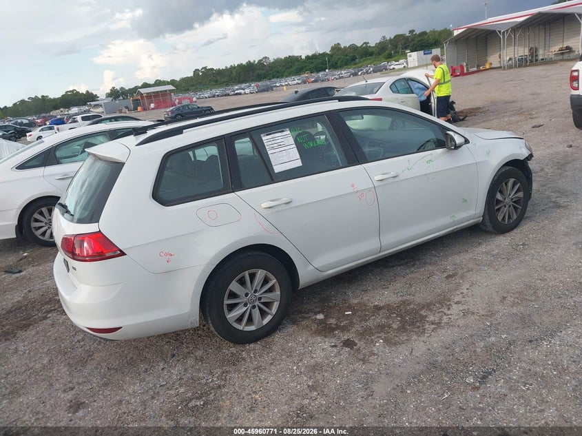 VOLKSWAGEN GOLF SPORTWAGEN 2017 VIN 3VWC17AU7HM540178