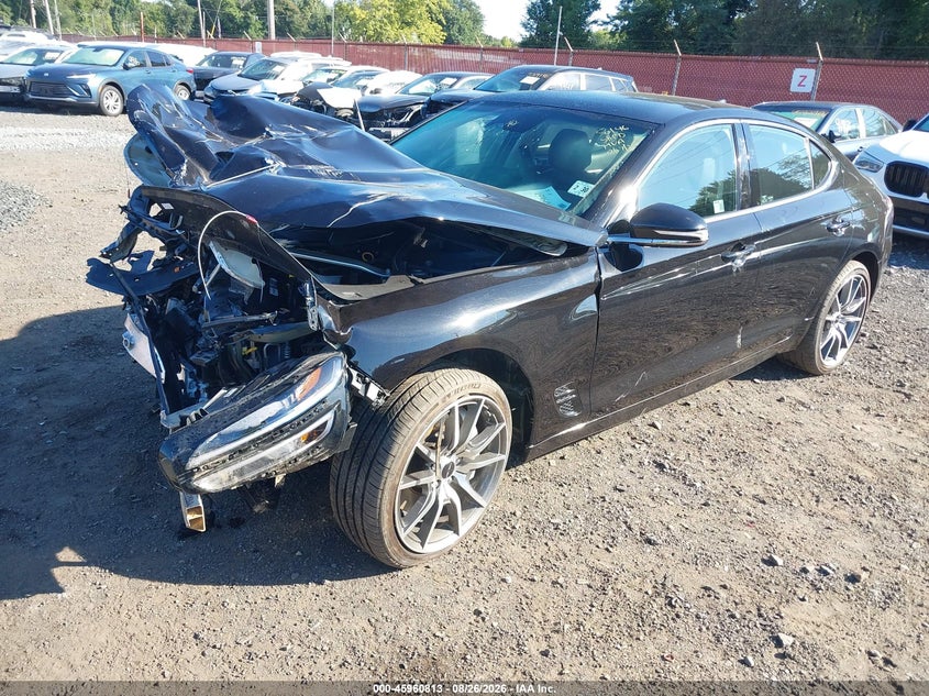 Vin: kmtg34sc8su145854, lot: 46460032, genesis g70 2.5t rwd 20252