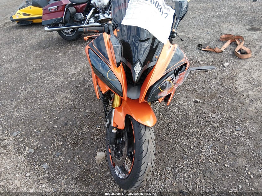 2009 YAMAHA YZFR6 auction photo 5