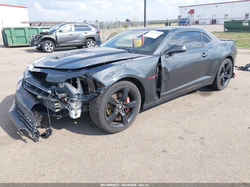 2015 Chevrolet Camaro, Удар спереду, IAAI, VIN 2G1FK1EJ8F9208047 — фото 2