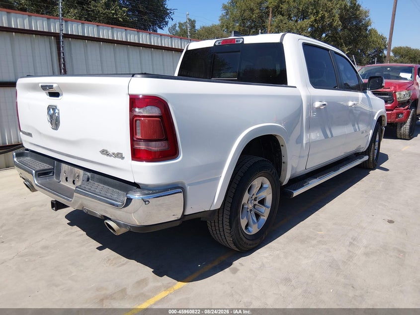 Vin: 1c6srfjt3mn733606, lot: 46460041, ram 1500 laramie  4x4 5'7 box 20214