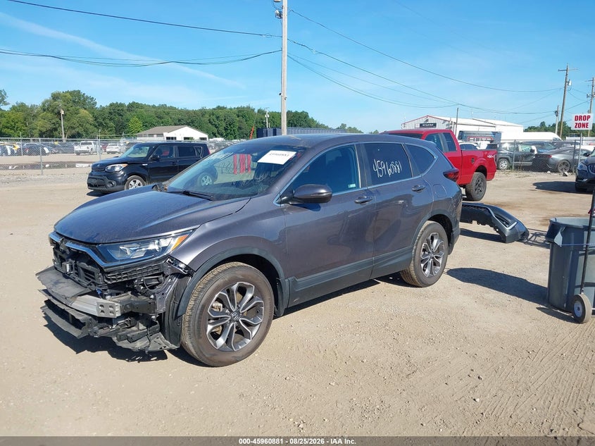 2021 Honda CR-V, Стихія, IAAI, VIN 5J6RW2H52ML007578 — фото 2
