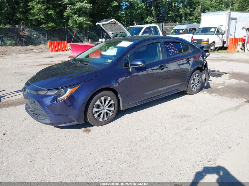 2022 Toyota Corolla, Rear, IAAI, VIN JTDEAMDE3NJ055348 — photo 2