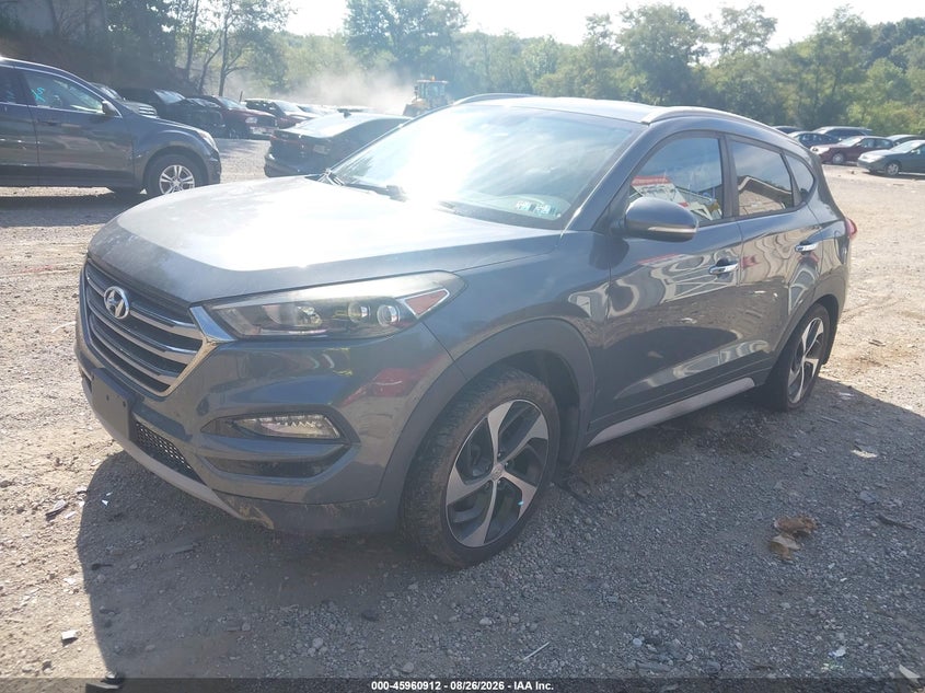 2017 Hyundai Tucson, Ходова, IAAI, VIN KM8J3CA27HU393993 — фото 2