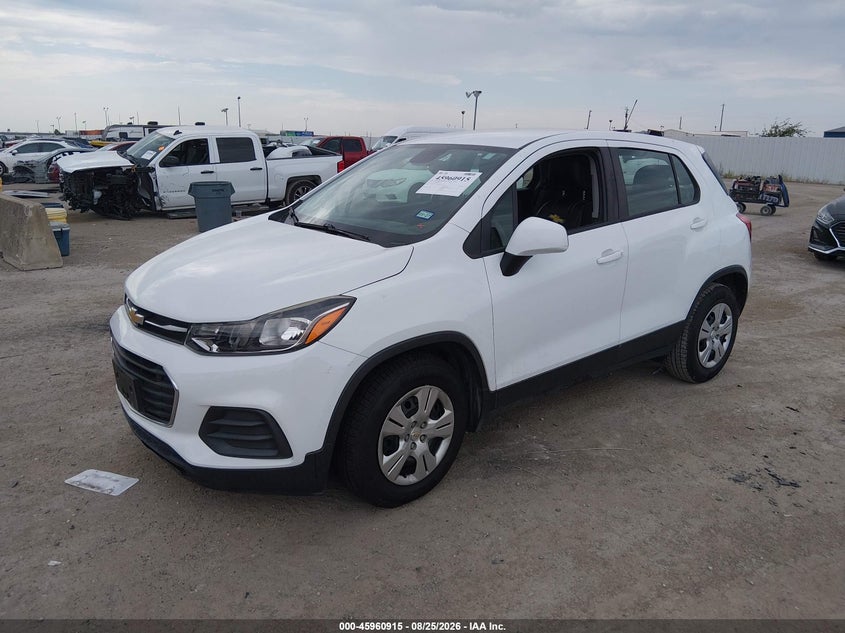 2018 Chevrolet Trax, Обычный износ, IAAI, VIN KL7CJKSB1JB576672 — фото 2