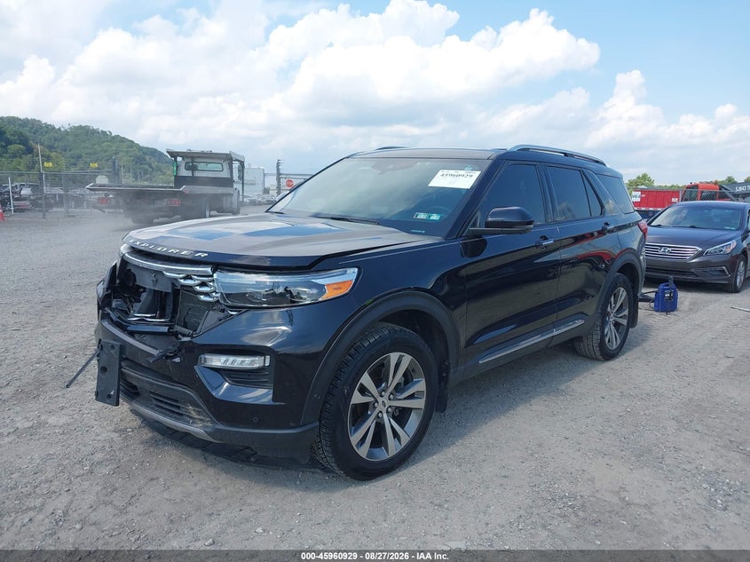 2020 Ford Explorer, Удар спереду, IAAI, VIN 1FM5K8HCXLGA05503 — фото 2