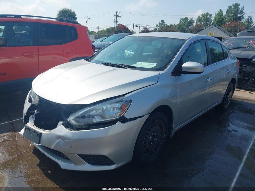 2017 Nissan Sentra, Front End, IAAI, VIN 3N1AB7AP8HY323073 — photo 2