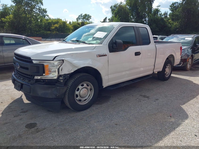 2018 Ford F-150 Xl, Front End, IAAI, VIN 1FTEX1CP3JKE26268 — photo 2