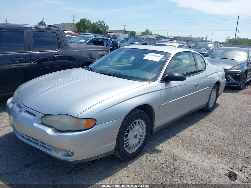 2001 Chevrolet Monte Carlo, Звичайний знос, IAAI, VIN 2G1WW12E519259610 — фото 2