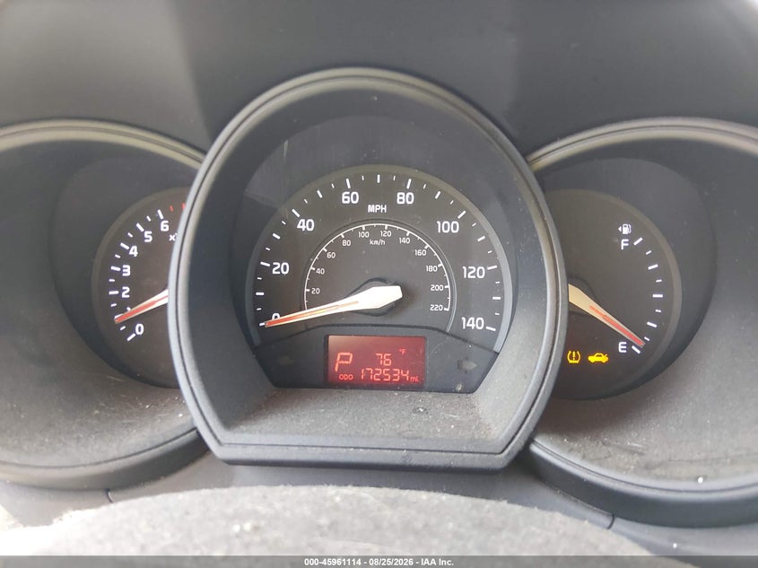KIA RIO 2013 VIN KNADM5A37D6182243