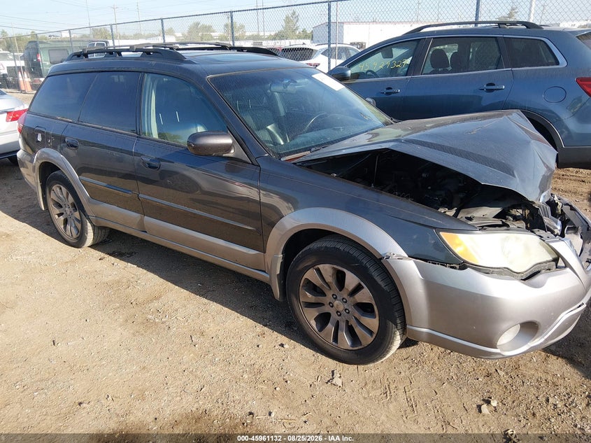 2009 Subaru Outback 2.5I Limited, Перёд, IAAI, VIN 4S4BP66C297335110