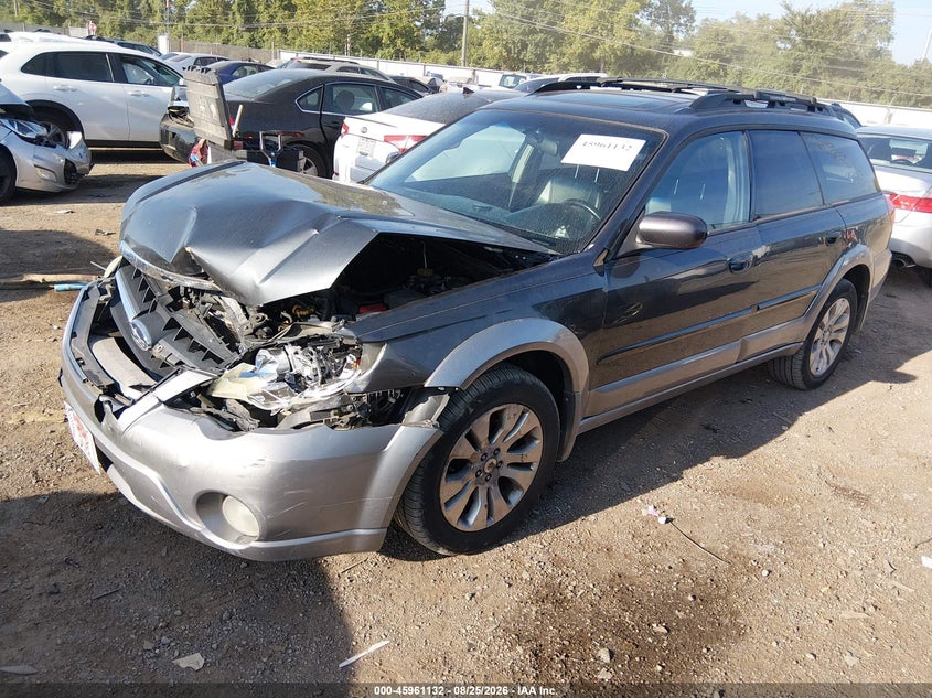 2009 Subaru Outback, Front End, IAAI, VIN 4S4BP66C297335110 — photo 2