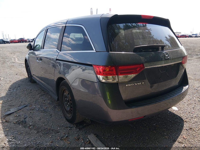 2016 HONDA ODYSSEY auction photo 3