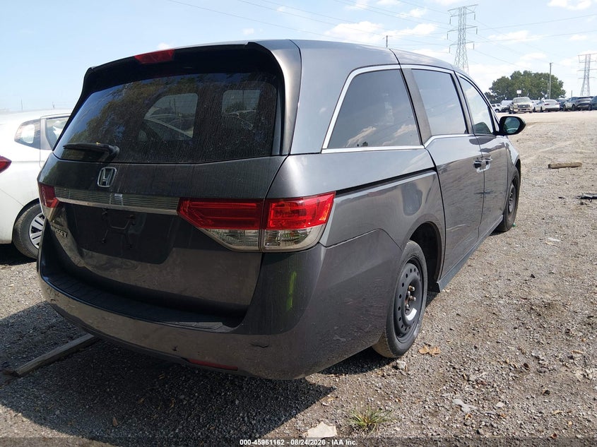 2016 HONDA ODYSSEY auction photo 4
