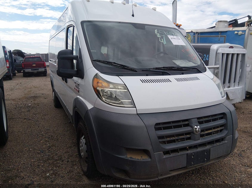 Vin: 3c6urvhg4ee105930, lot: 46460409, ram promaster 3500 high roof 2014 img_1