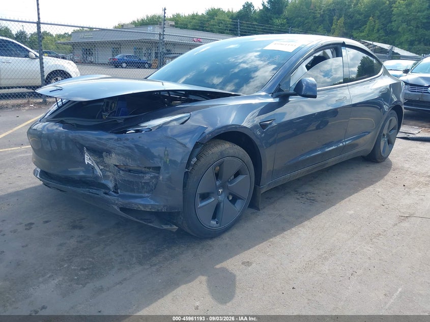 Vin: 5yj3e1ea4pf685766, lot: 46460412, tesla model 3 rear-wheel drive 20232