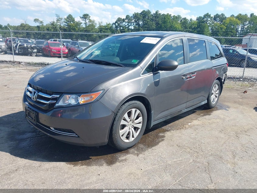 2015 Honda Odyssey, Удар сзади, IAAI, VIN 5FNRL5H61FB060545 — фото 2