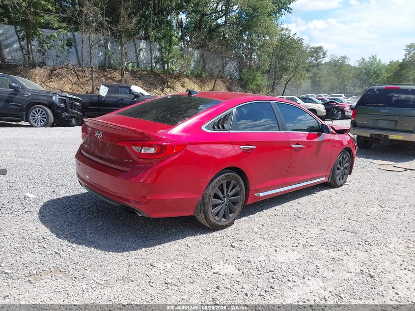Vin: 5npe34af5hh481840, lot: 46460468, hyundai sonata sport 20174