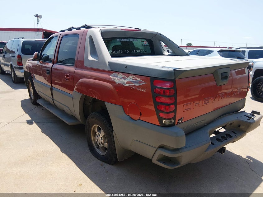 2002 CHEVROLET AVALANCHE 1500 — zdjęcie 3