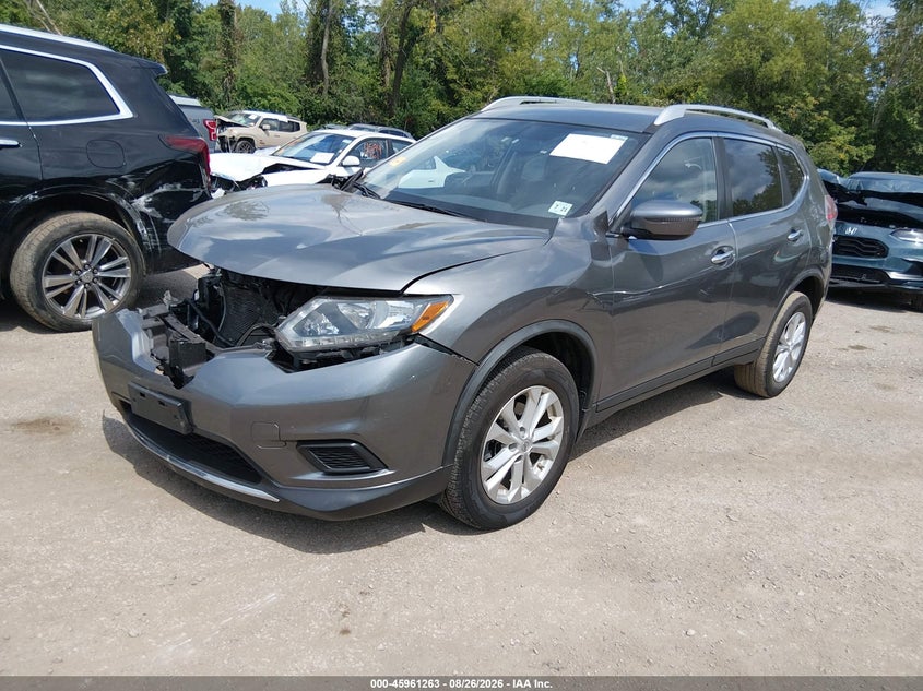 2016 Nissan Rogue, Удар спереду, IAAI, VIN JN8AT2MV9GW136099 — фото 2
