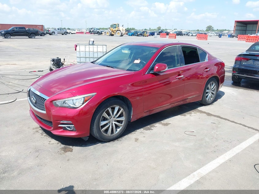 2016 Infiniti Q50, Лівий бік, IAAI, VIN JN1CV7AP5GM203376 — фото 2