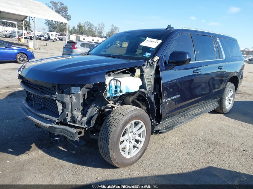 2021 Chevrolet Suburban, Front End, IAAI, VIN 1GNSCCKD7MR194780 — photo 2