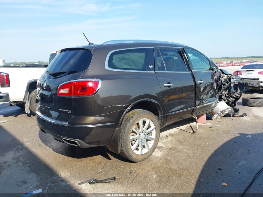 Vin: 5gakvbkd8ej222908, lot: 46460559, buick enclave leather 20144