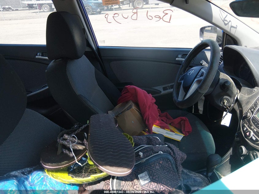 2012 HYUNDAI ACCENT auction photo 5